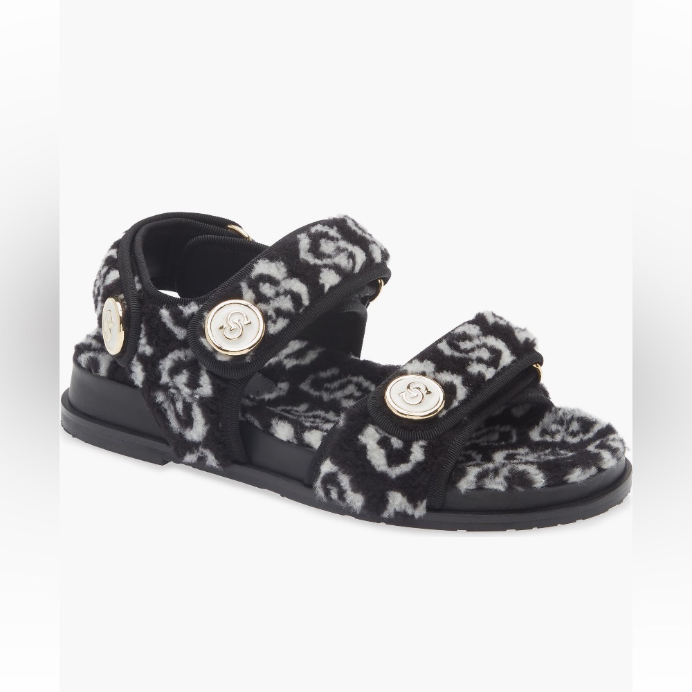 FERRAGAMO Keita J Gal Genuine Shearling Sandal (Women)